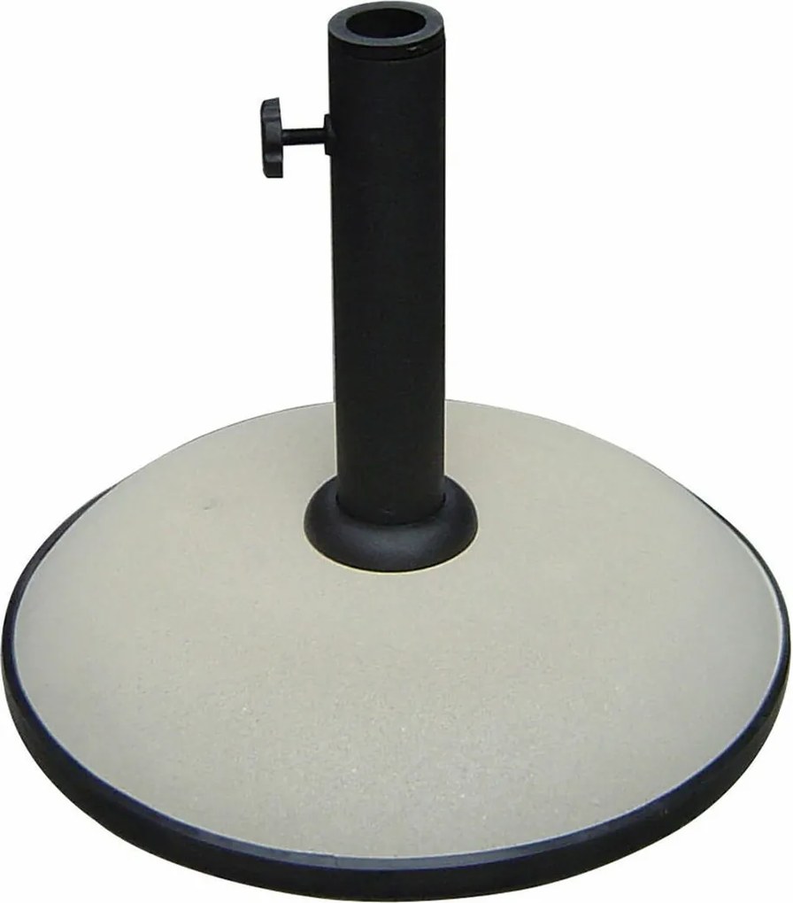 Marbueno Bază Umbrelă Rotundă Beton 36x29,5 cm 11KG Alb Grădină, Piscină, Terasă 10445