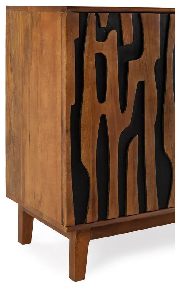 Comodă maro din lemn de mango 190x80x40 cm Kantu – MOME