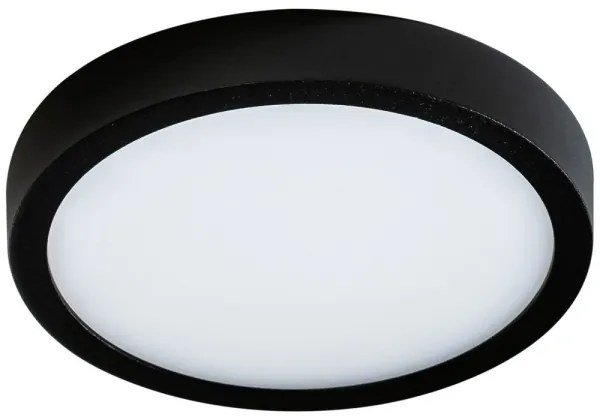 Plafonieră LED MALTA LED/12W/230V 17 cm diametru neagră Azzardo AZ4235