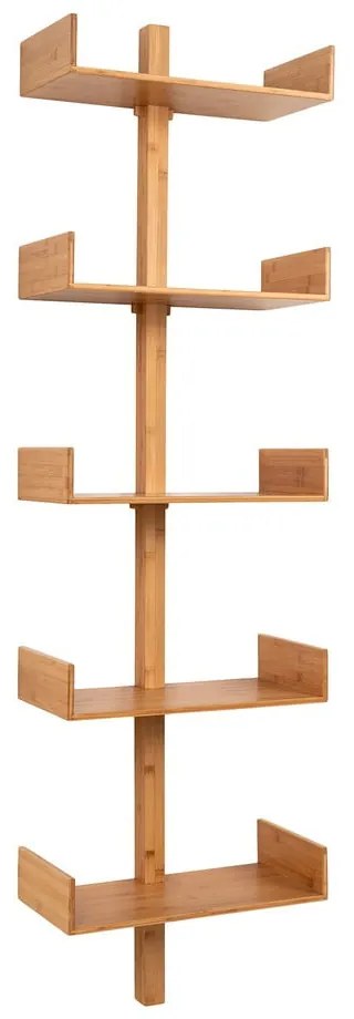 Raft în culoare naturală etajat din bambus 50 cm Villa – House Nordic