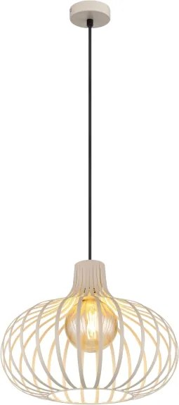 Globo 33370119 - Lampă suspendată pe cablu MATEO 1xE27/40W/230V bej
