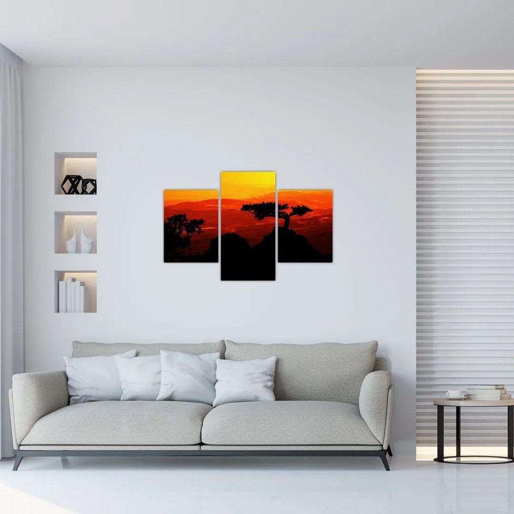 Tablou -Apus de soare (90x60 cm)