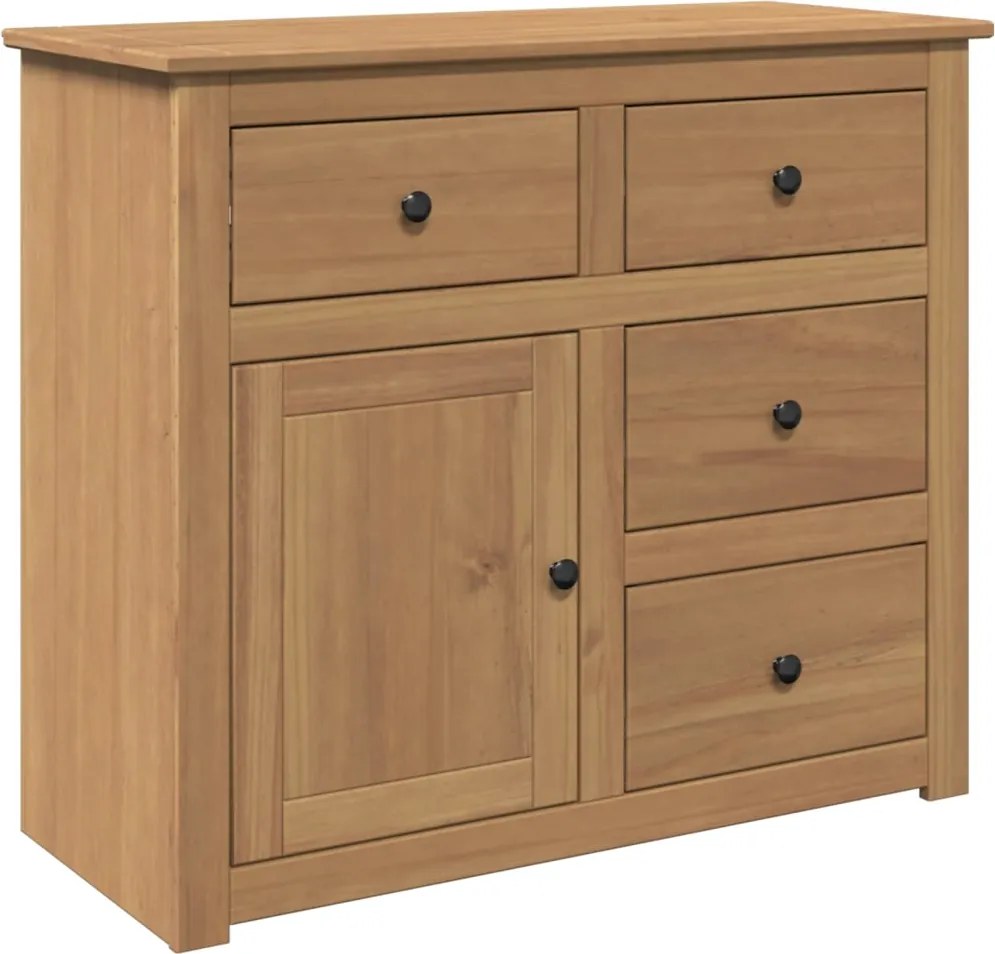 vidaXL Dulap cu sertare Panama, 93x40x80 cm, lemn masiv de pin