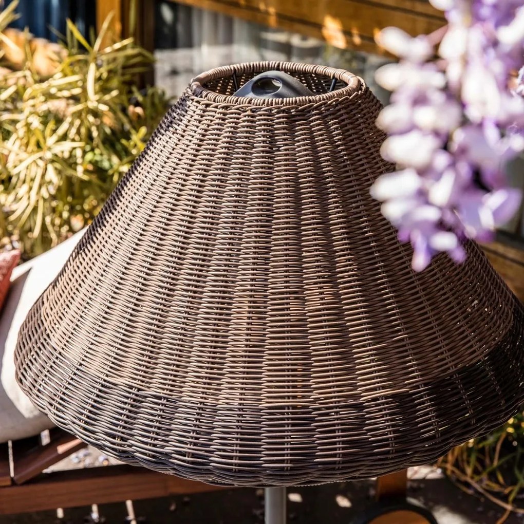 Lampa de podea iluminat exterior decorativ SAIGON 120/W70 gri/maro