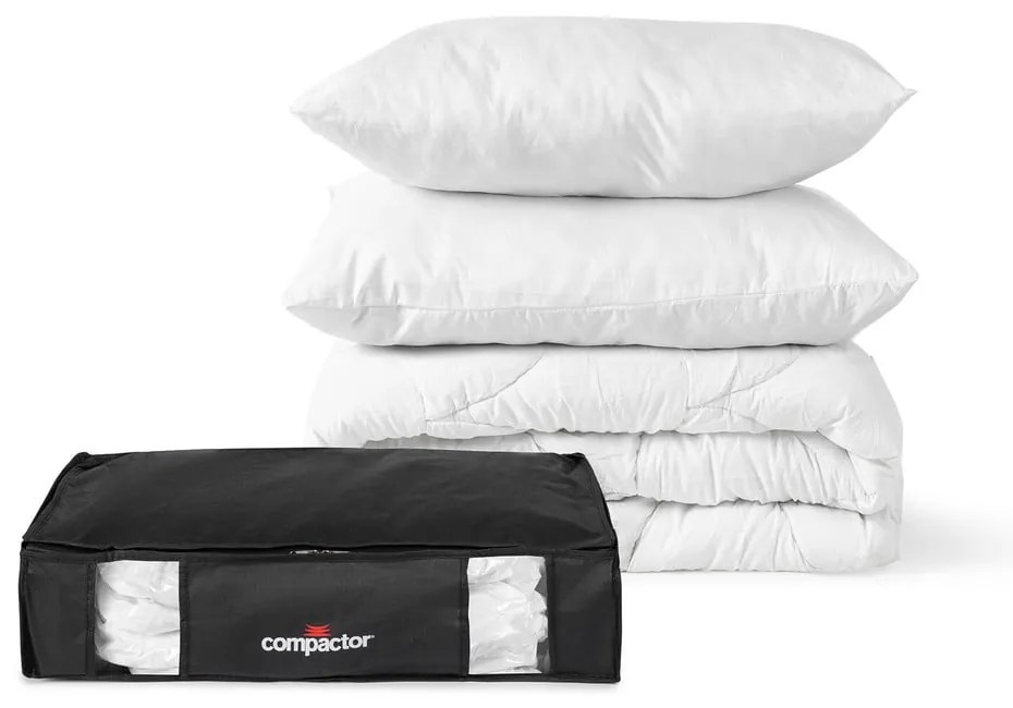 Cutie de depozitare cu vid pentru haine Compactor Black, 145 l