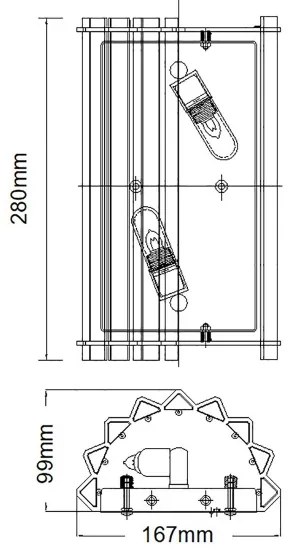Aplică LED pentru baie CRYSTAL SKYE 2xG9/3W/230V IP44 Kichler