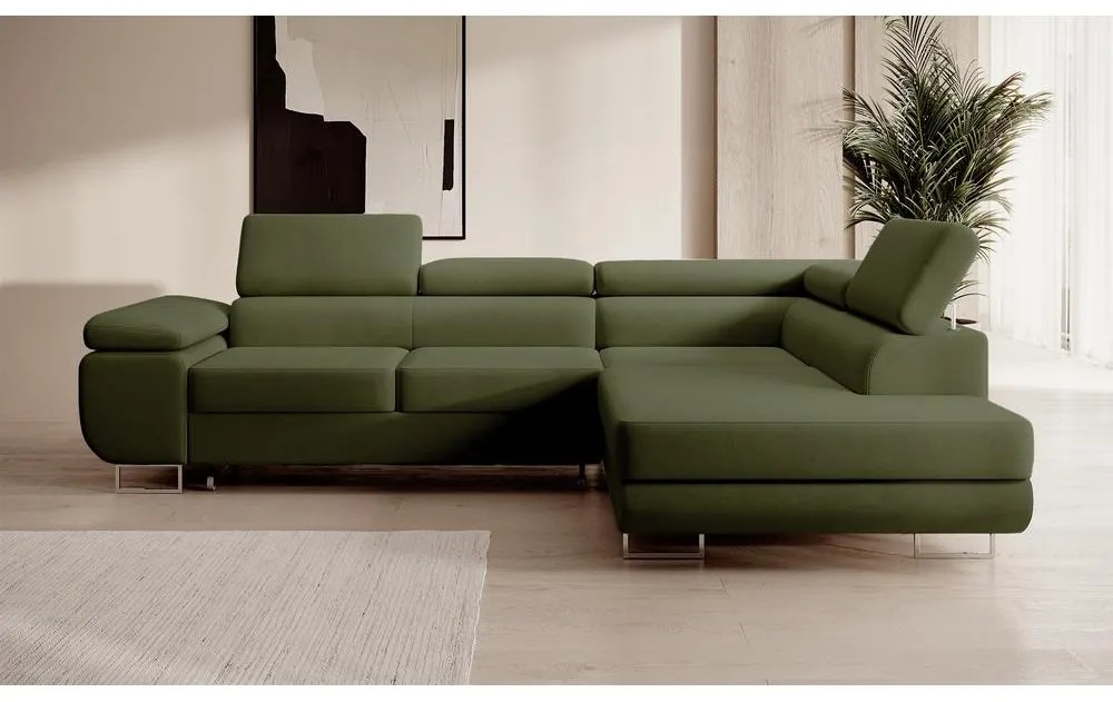 Colțar Stiletto (D) (verde + argintiu). 1099713