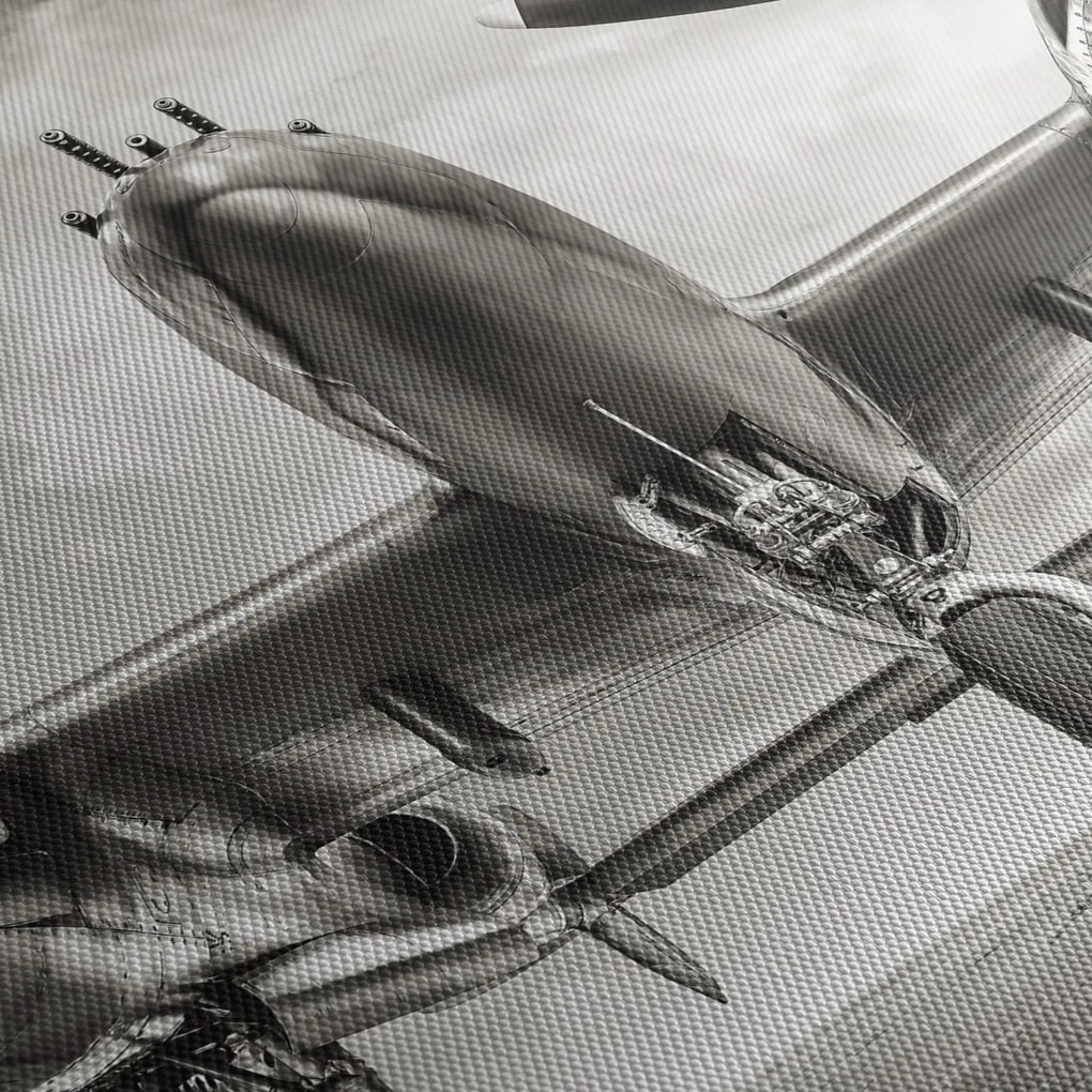 Tablou - Warbird (120x50 cm)