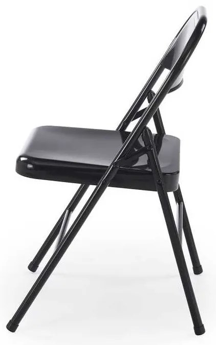 Scaun pliabil Acton, negru