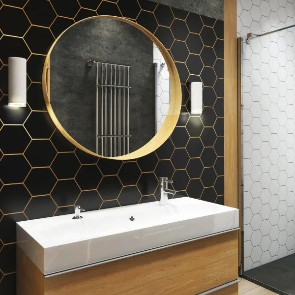 Aplica LED RGBW reglabilă pentru baie TURYN, 1xGU10/6W/230V, IP44, albă