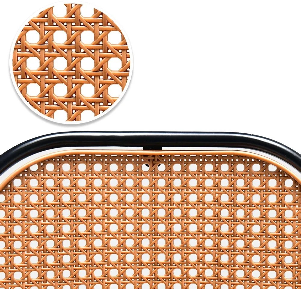 Set 2 scaune de bar, maro