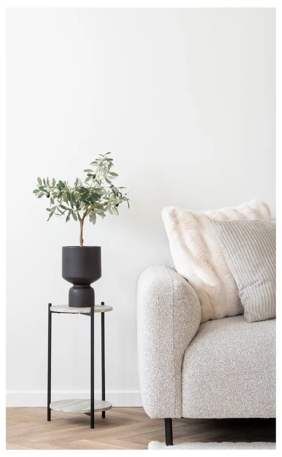 Pernă decorativă din blană artificială 45x45 cm Galena – House Nordic