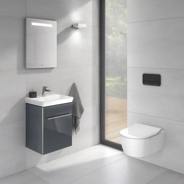 Villeroy & Boch 922400RB - Buton de acționare VICONNECT, negru lucios