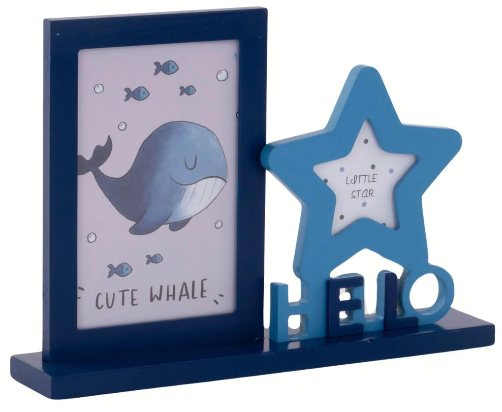 Rama in picioare cu decor, 25,5 x 5 x 18,5 cm