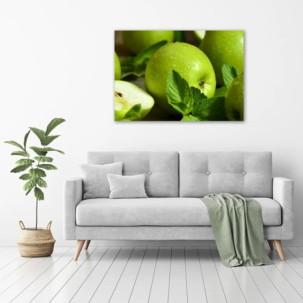 Tablou pe pânză canvas Mere verzi