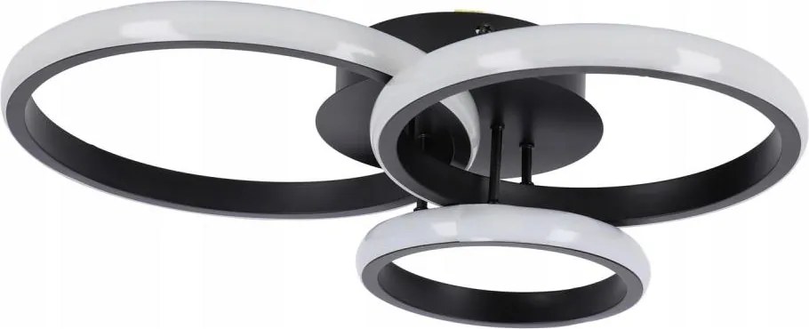 Plafonieră LED 38W/230V, neagră