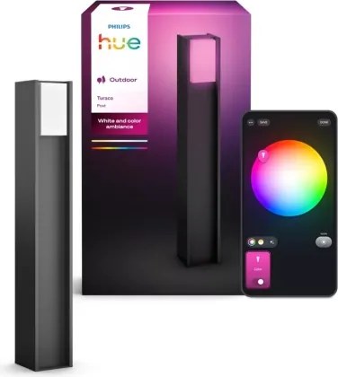 Philips - Lampă LED reglabilă de exterior Hue TURACO 1xE27/8,1W/230V 80 cm IP44