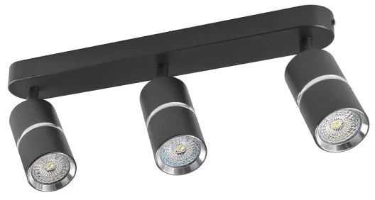 Spot BAMBOO 3xGU10/10W/230V negru