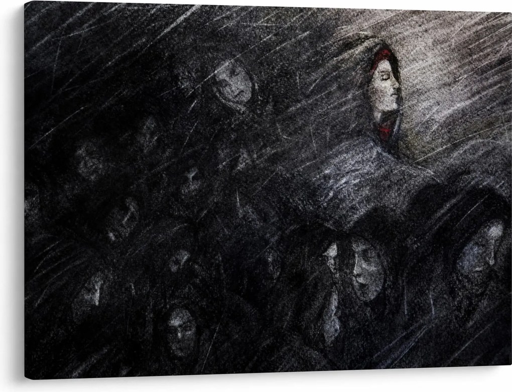 Tablou - Tristețe și renunțare (70x50 cm)