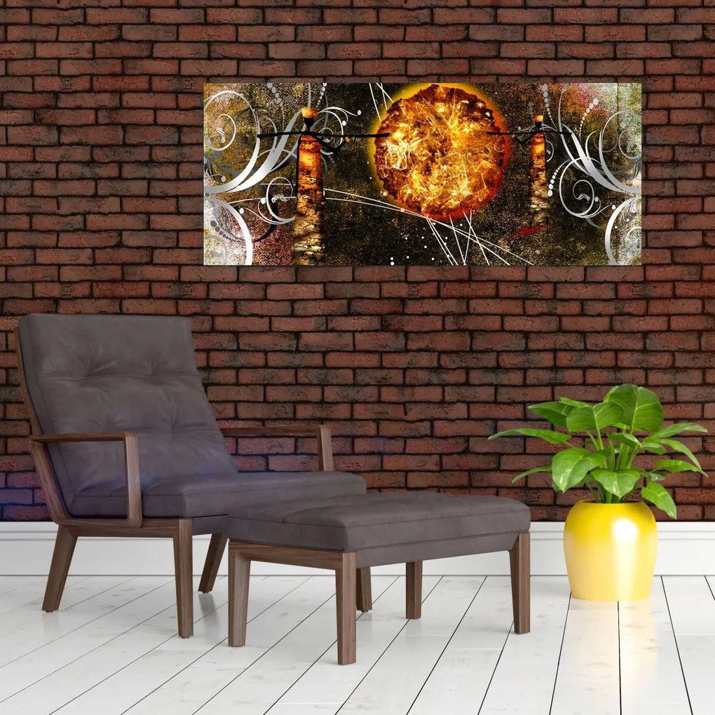 Tablou cu pictură epochală străveche (120x50 cm)