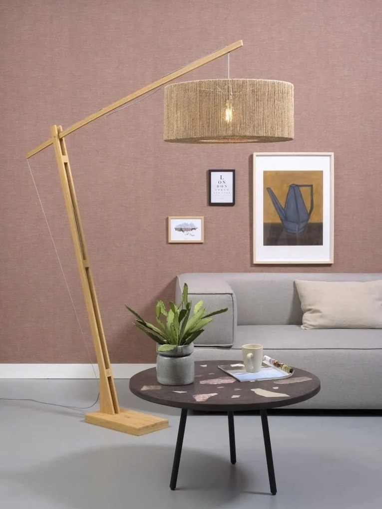Lampa de podea eco din iuta Iguazu H-207cm, natur