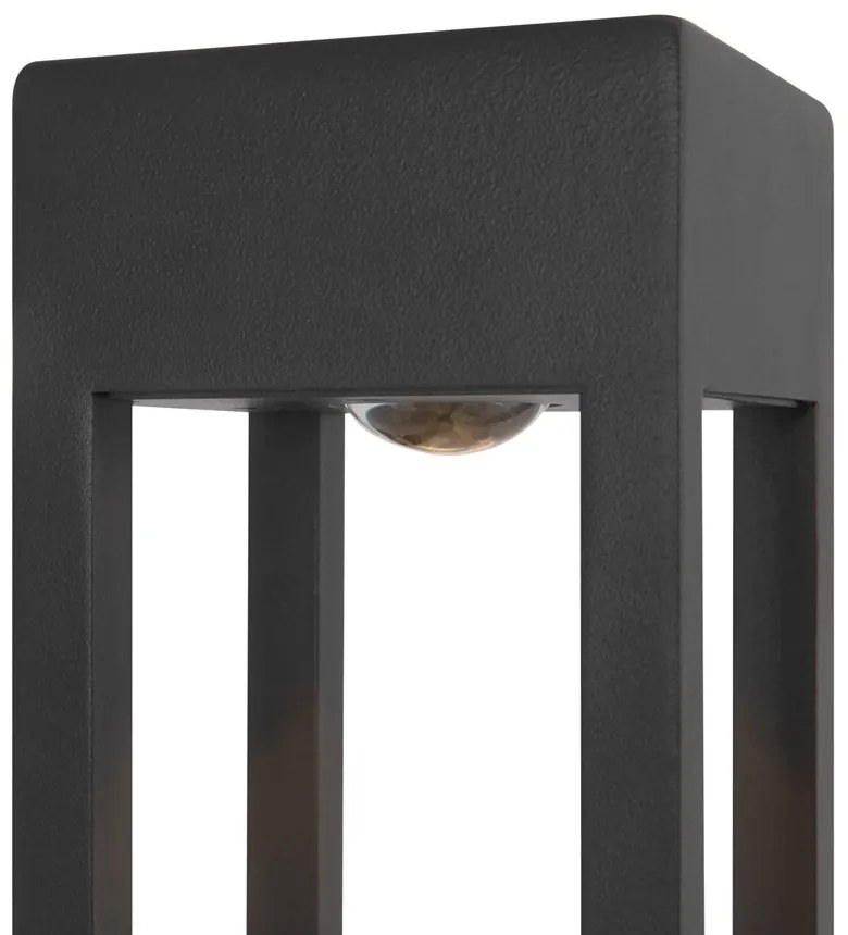 Stalp LED pentru iluminat exterior IP65 Elbe grafit H-100cm