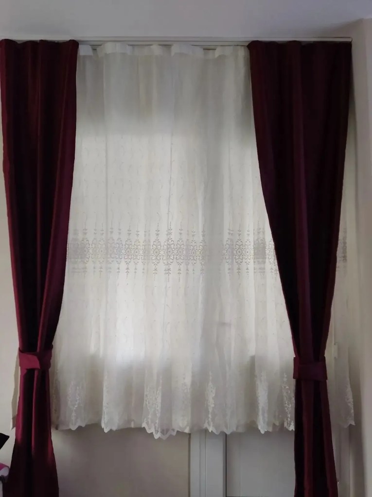 Perdea  Blackout opaca bordo,50x260 cm,50021
