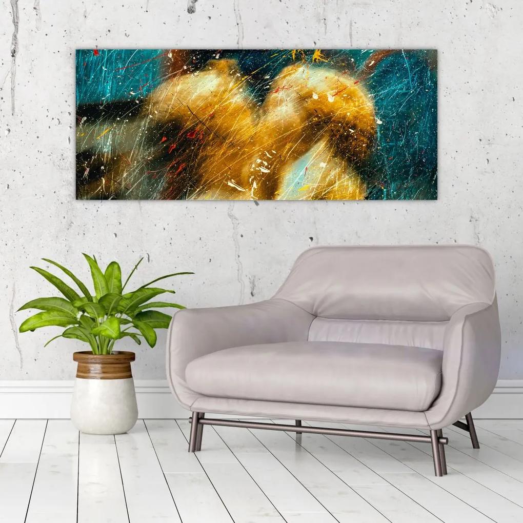 Tablou - Îngerii sărutăndu-se (120x50 cm), în 40 de alte dimensiuni noi