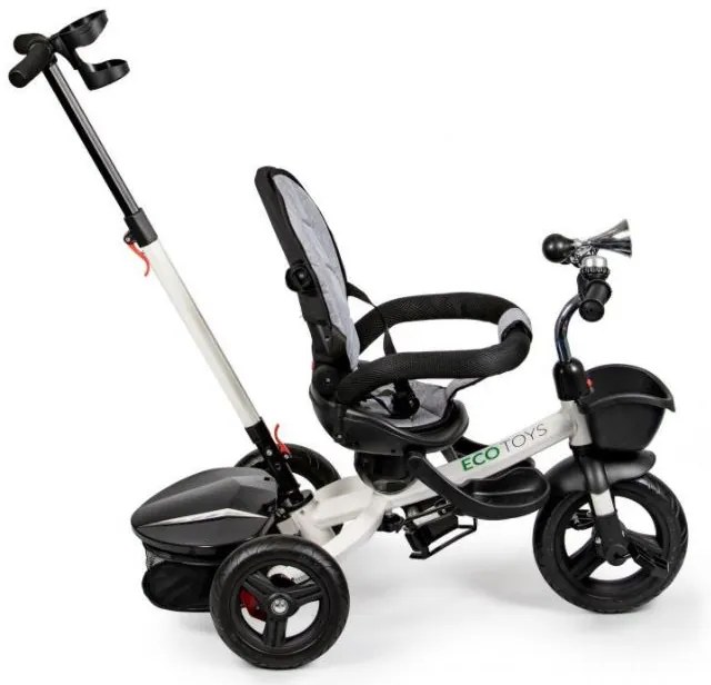 Tricicleta pentru copii cu scaun rotativ Kids Grey