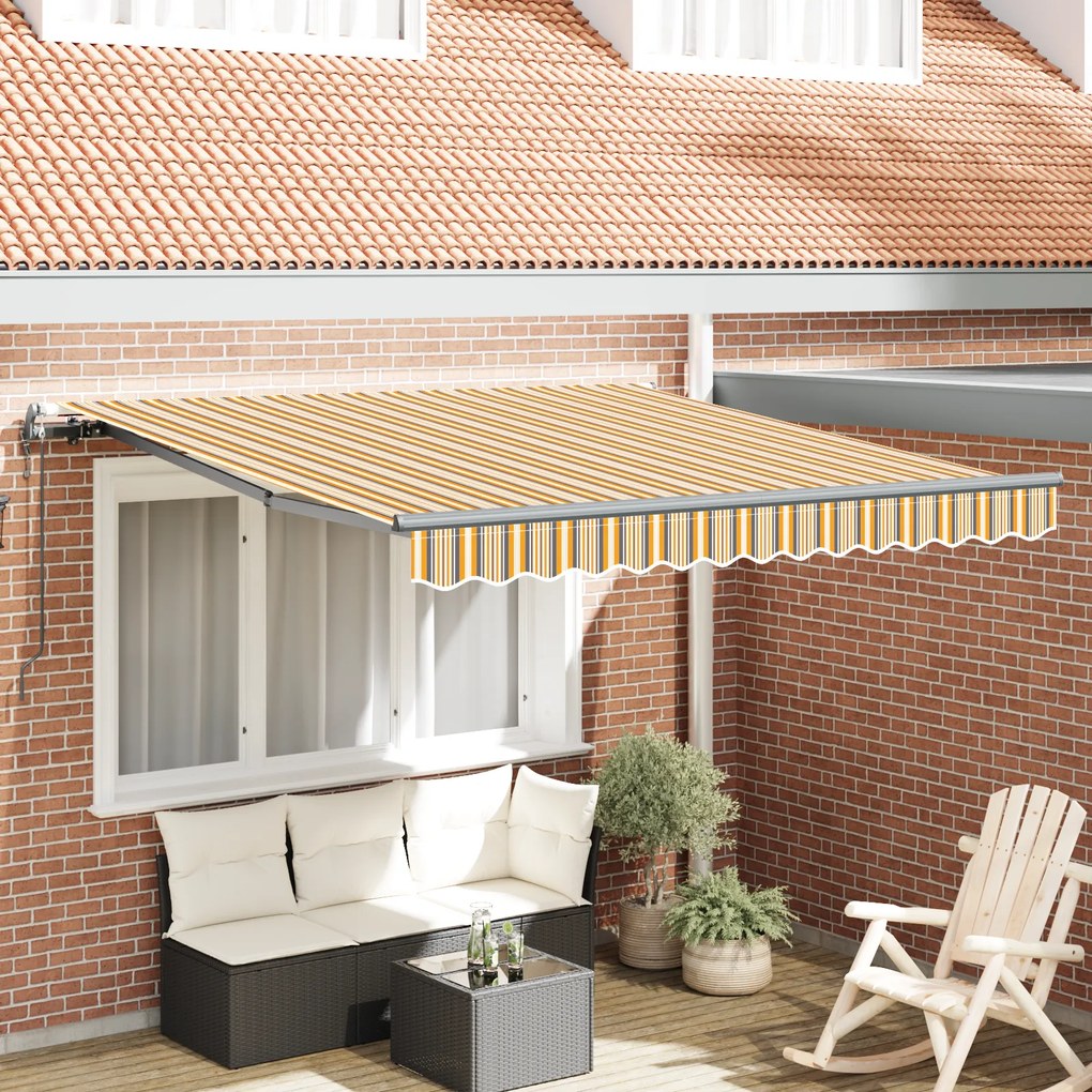 vidaXL Cortina Retractabilă Multicolour 300 x 250 cm țesătură
