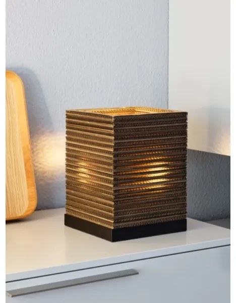 Lampă de masă Ledvance DECOR CARDBOARD 1xE27/15W/230V 20x20 cm