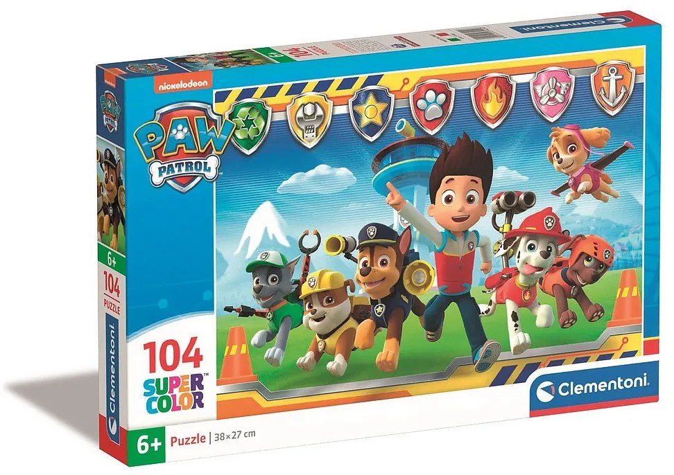 Patrula Cățelușilor Pins Puzzle Clementoni de 104 piese