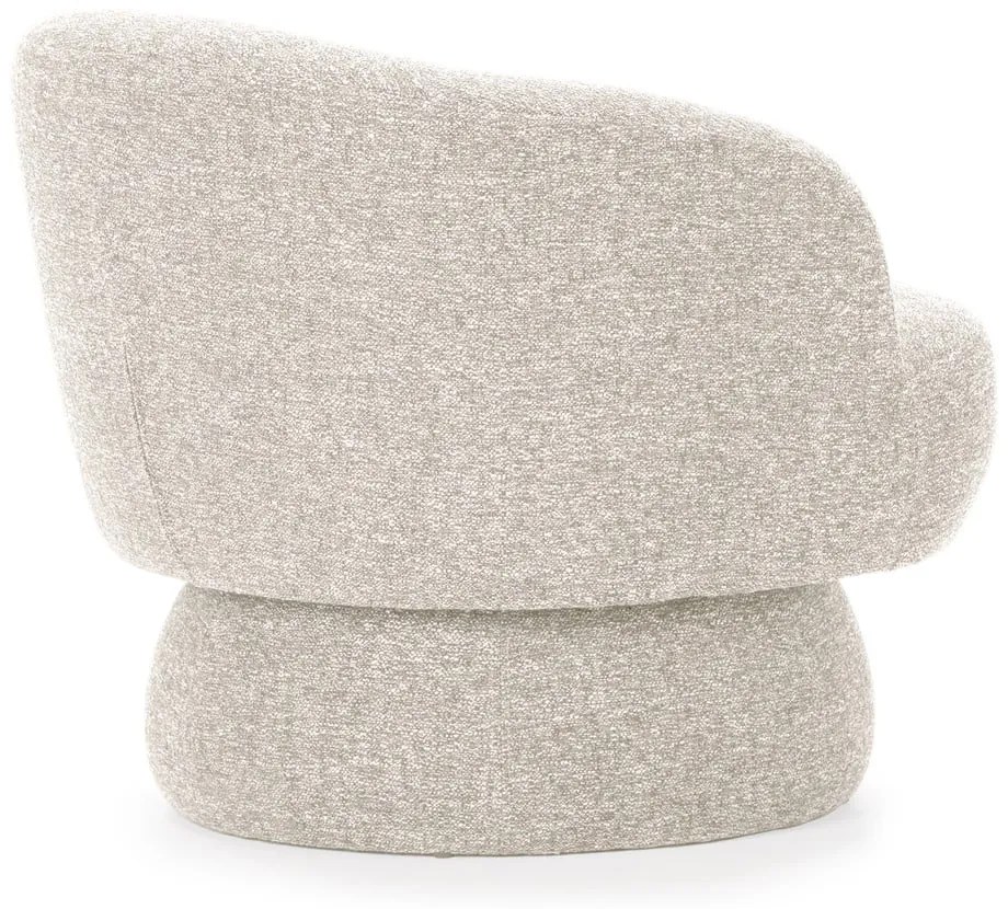 Fotoliu bej pivotant Dali – MOME