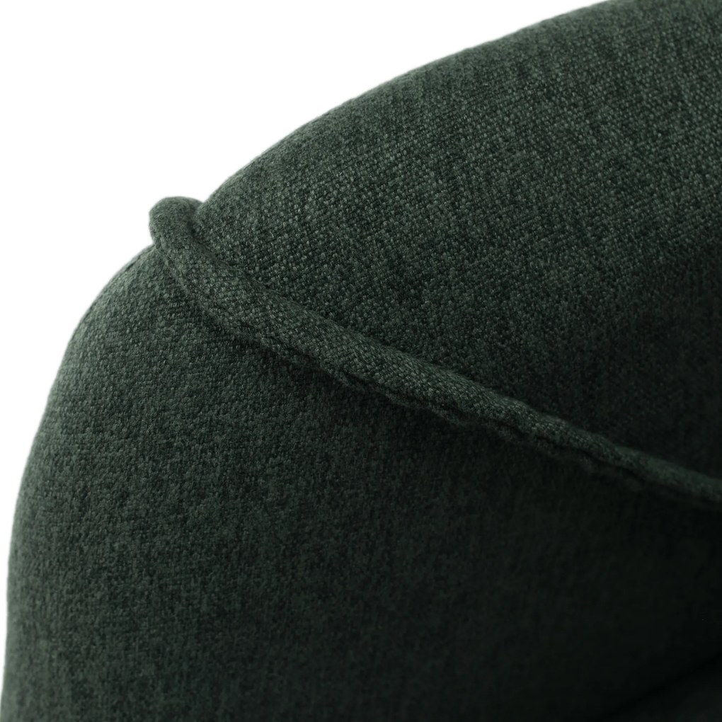 Fotoliu design, verde / fag, PETRUS
