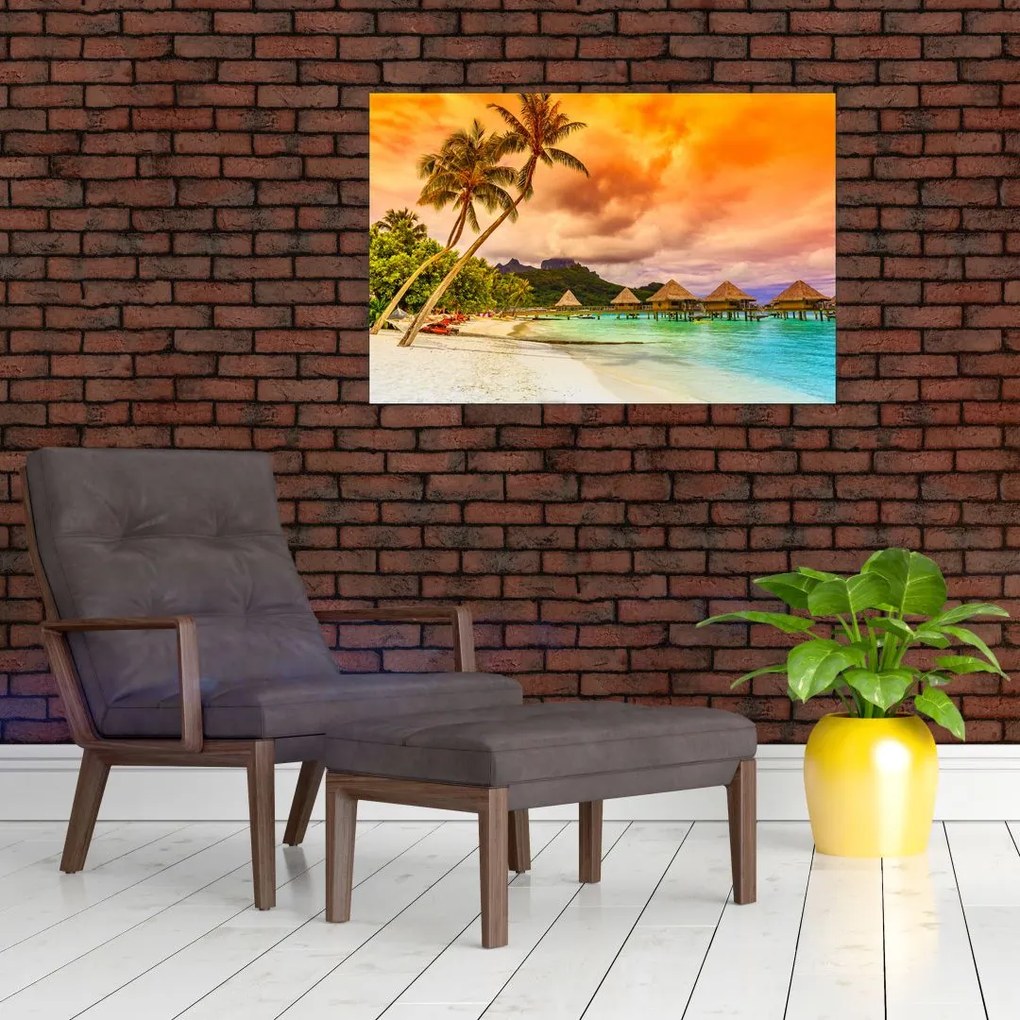 Tablou - Insula Bora Bora (90x60 cm)