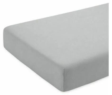 KidsDecor - Cearceaf cu elastic Pentru pat tineret din Bumbac, 200x90 cm, Gri