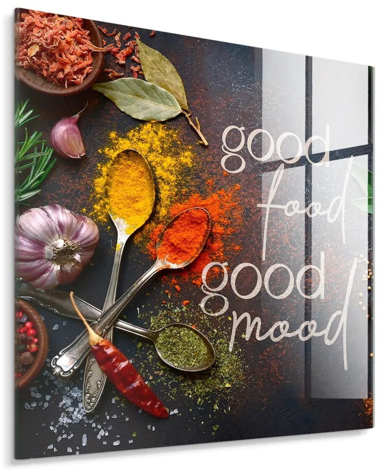 Tablou din sticlă 30x30 cm Mood – Styler