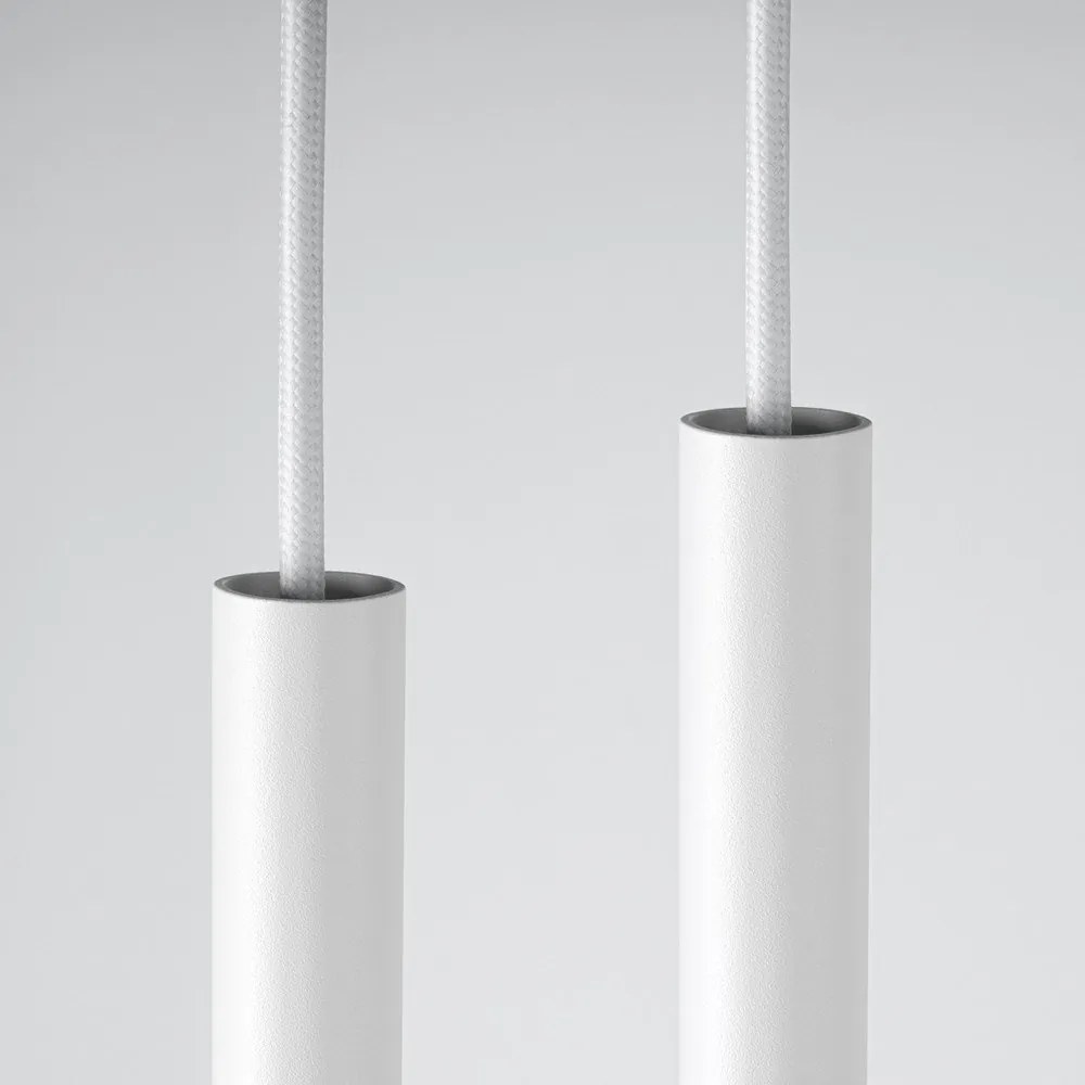 Lustră albă din metal ø 15 cm Fideus – Sollux