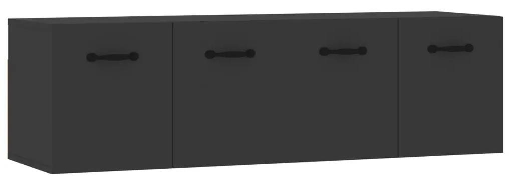 3115653 vidaXL Dulapuri de perete, 2 buc., negru, 80x35x36,5 cm, lemn compozit