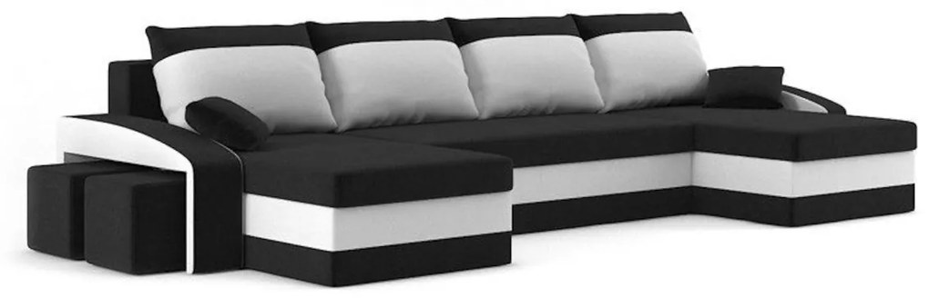 Expedo Canapea extensibilă în formă de U EVELYN 3,325x75x140,haiti 17/haiti 0,stânga