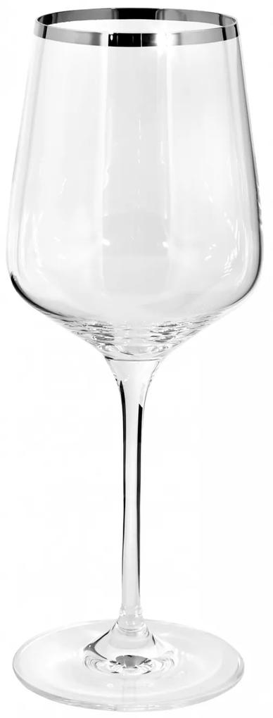 Pahar pentru vin PLATINUM, sticla, 27x10cm
