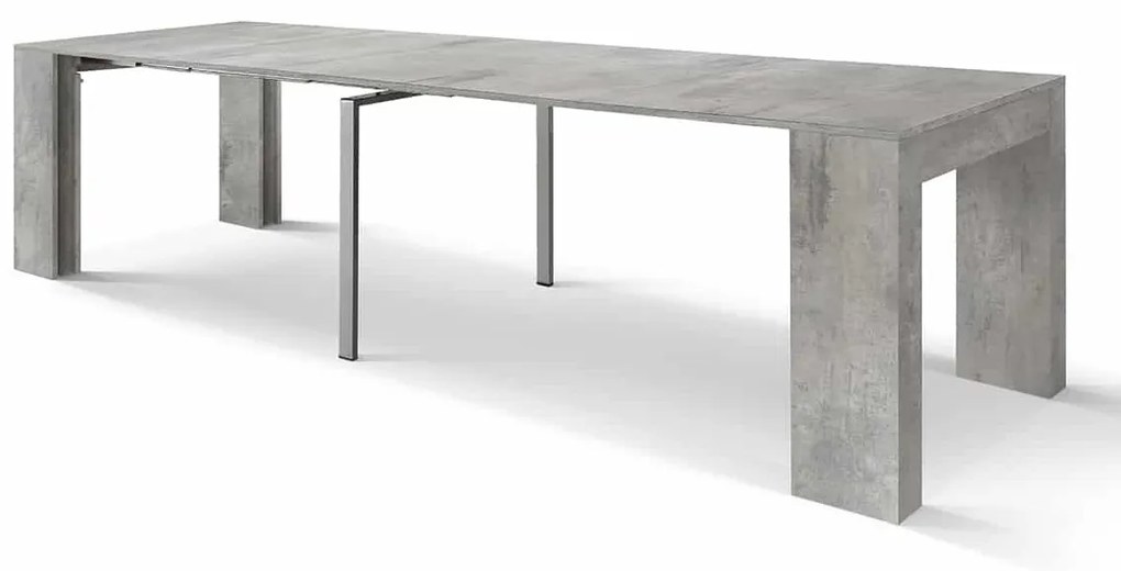 Consola extensibila tip masa Roma - ALB - 300 cm/90 cm /76 cm - 12 - Extensibila