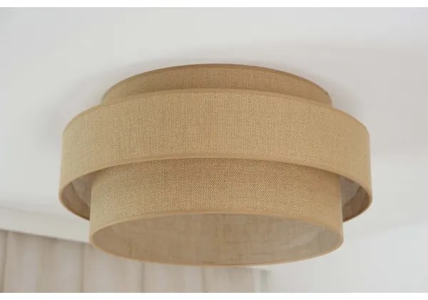 Plafonieră LED Brilagi SPACE YUTE LED/12W/230V d. 50 cm bej