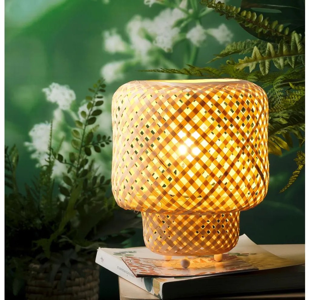 Lampă de masă ONLI BAMBOO 1xE27/22W/230V
