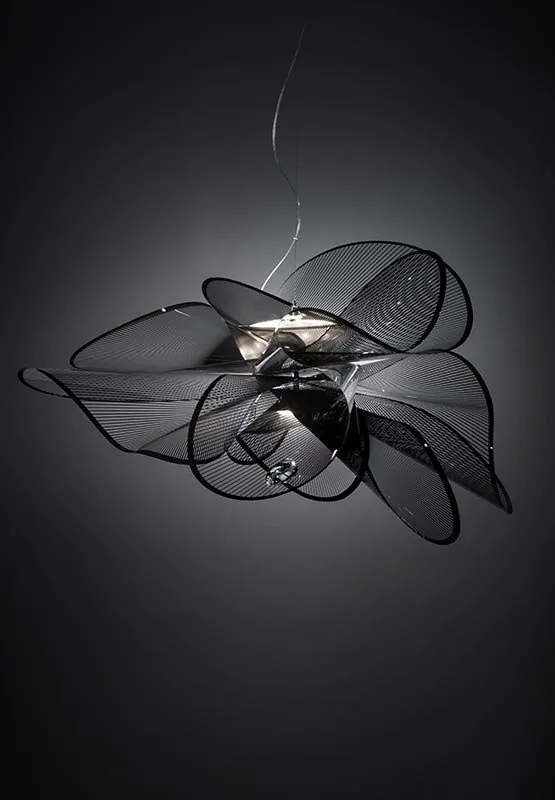 Lustra LED realizata manual La Belle Étoile Black