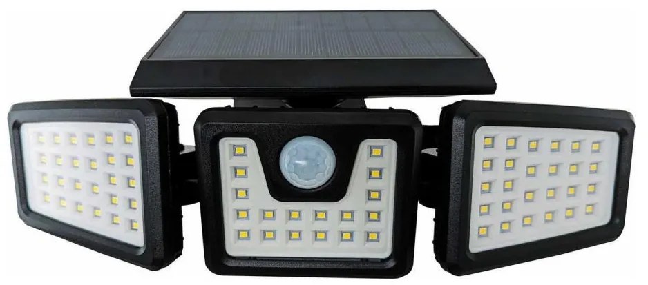 Proiector LED solar cu senzor 14W/3,7V 1800 mAh IP44