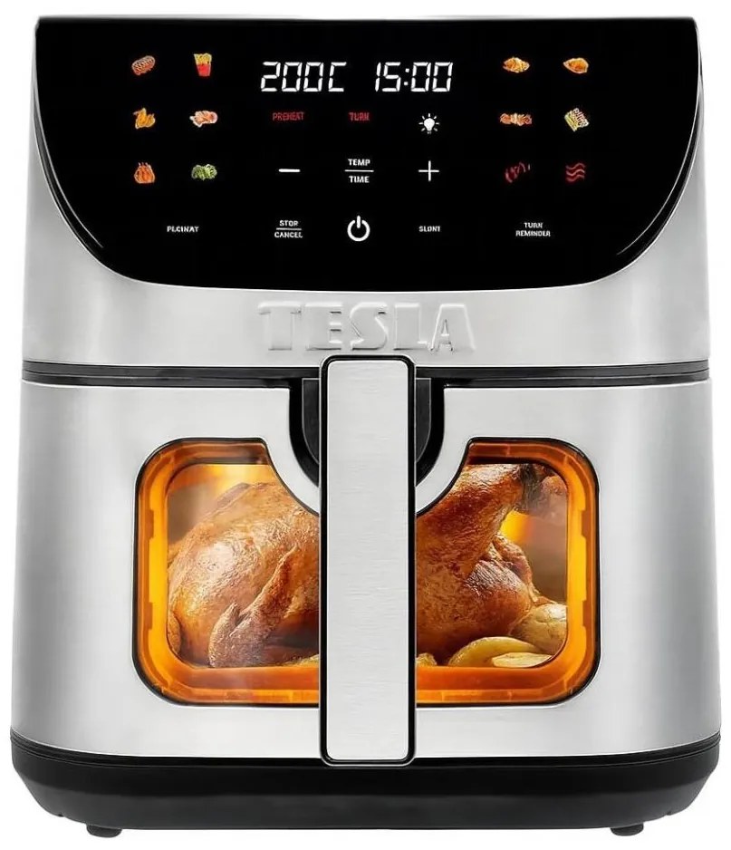 Friteuză cu aer cald inteligentă TESLA Electronics AirCook 9 l 1700W/230V Wi-Fi