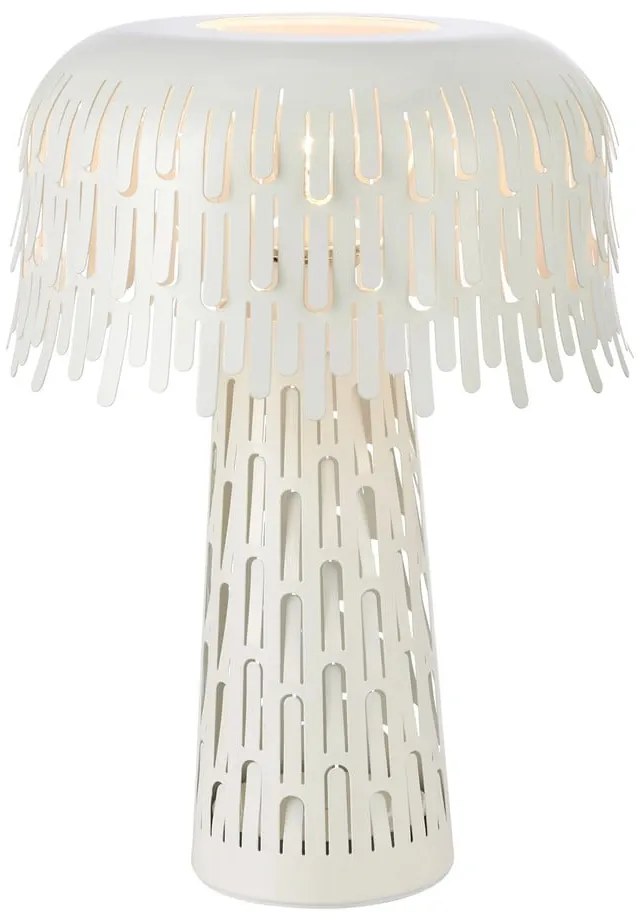 Veioză albă cu abajur din metal (înălțime 38 cm) Verbera – Markslöjd