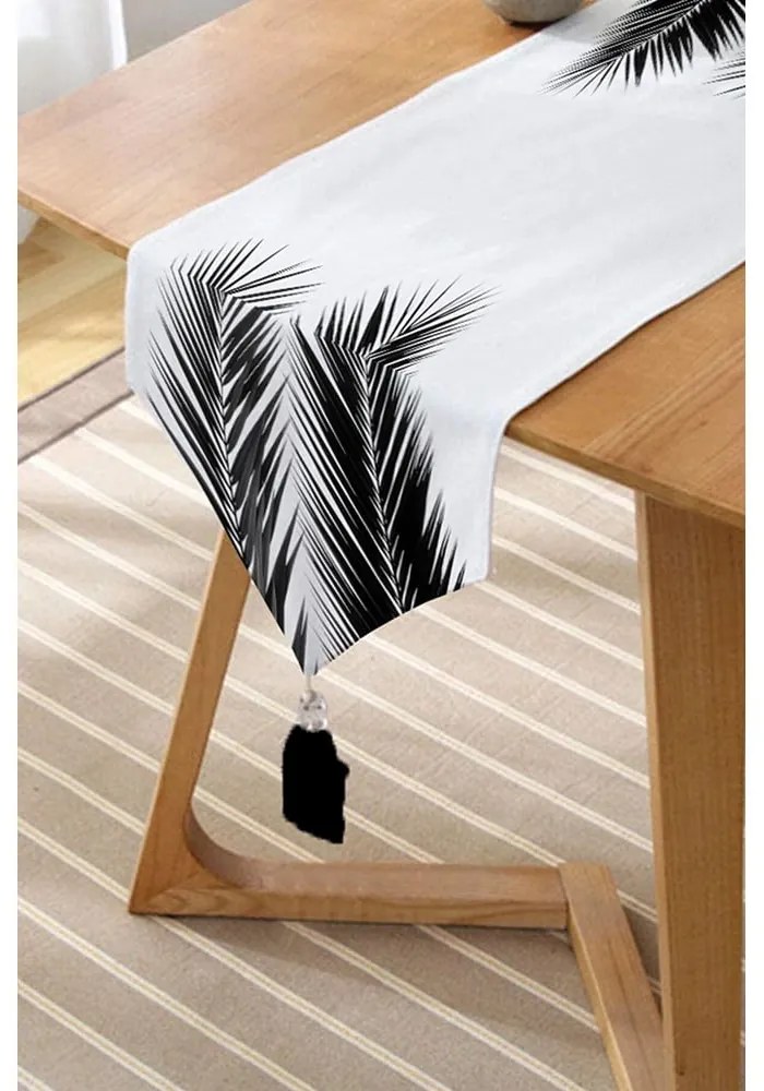 Napron negru-bej 140x45 cm - Minimalist Cushion Covers