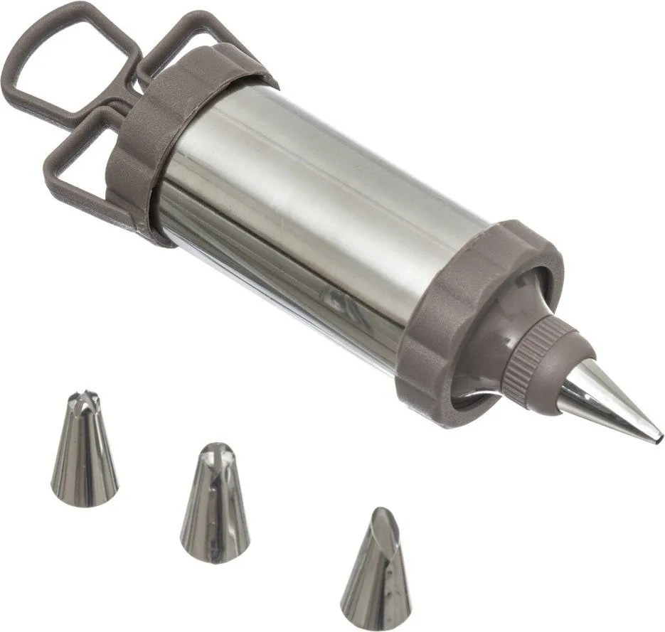 Decorator tort, inox, 4 varfuri